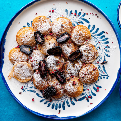 Hollandi minipannkoogid Poffertjes