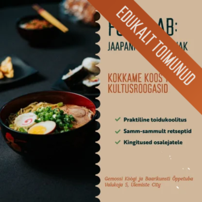 FOOD LAB: Jaapani toidu rännak - Tokio eri 30.10.2025
