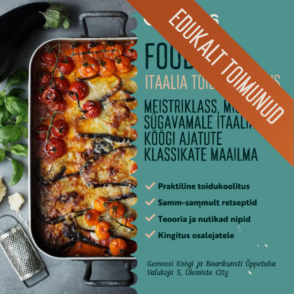 FOOD LAB: Itaalia toit Ritaga 12. ja 19. märtsil